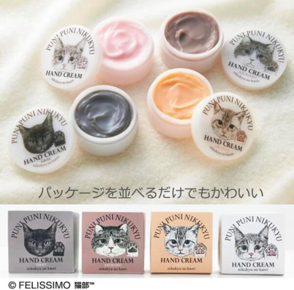 Felissimo Cat Club Puni Puni Paw Scented Hand Cream - Image 3