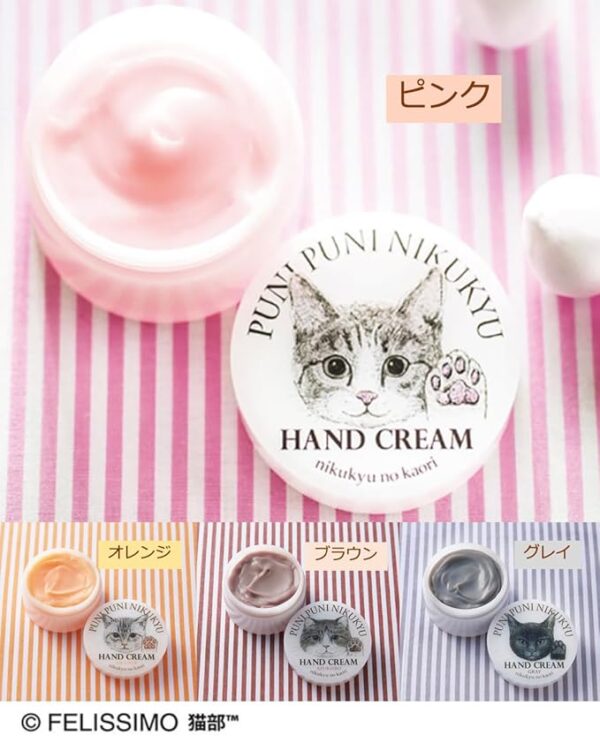 Felissimo Cat Club Puni Puni Paw Scented Hand Cream - Image 4
