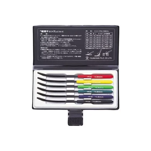 TSUBOSAN MA00600 Hardness Tester Checker File HRC40-HRC65 Set Rasp From JAPAN