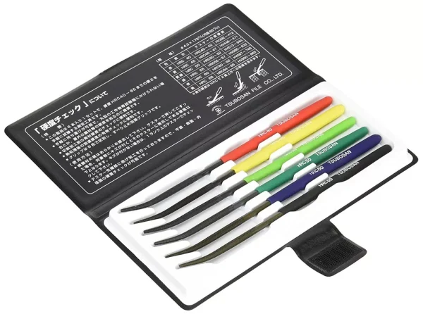 TSUBOSAN MA00600 Hardness Tester Checker File HRC40-HRC65 Set Rasp From JAPAN - Image 3