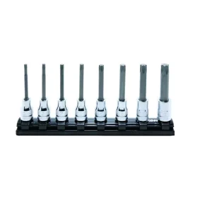 KOKEN Z-EAL 3/8" TORX BIT SOCKET 8 SIZE SET L 75mm (T20～T55) RS3025Z/8-L75