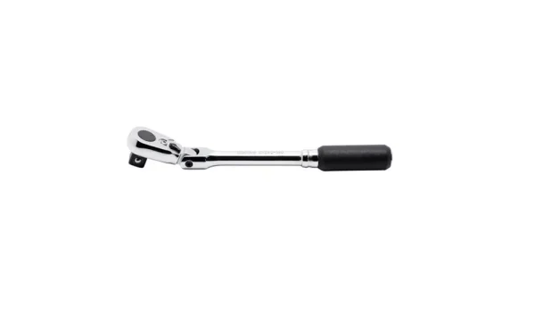 KOKEN Z-EAL 3/8" FLEXIBLE HEAD LONG RATCHET HANDLE (160mm) 2726Z-3/8(L160)