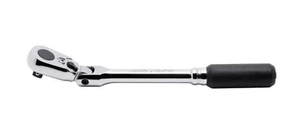 KOKEN Z-EAL 1/4" FLEXIBLE HEAD LONG RATCHET HANDLE (160mm) 2726Z-160
