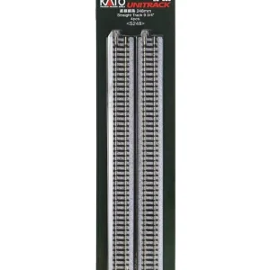 KATO Premium N Scale Straight Curved Flex Double Bumper Turnouts X-Tracks Set - Multi-Color, New Quality