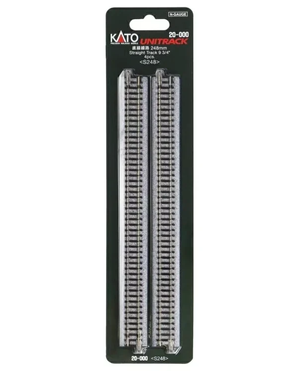 KATO Premium N Scale Straight Curved Flex Double Bumper Turnouts X-Tracks Set - Multi-Color, New Quality