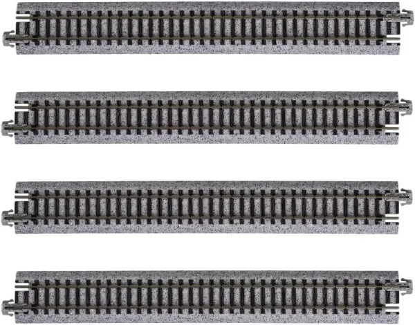 KATO Premium N Scale Straight Curved Flex Double Bumper Turnouts X-Tracks Set - Multi-Color, New Quality - Image 11