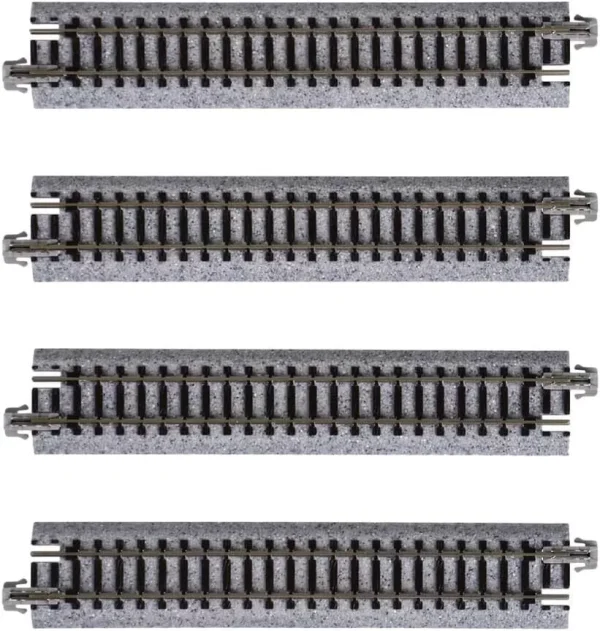 KATO Premium N Scale Straight Curved Flex Double Bumper Turnouts X-Tracks Set - Multi-Color, New Quality - Image 26