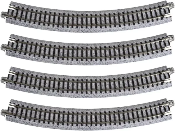 KATO Premium N Scale Straight Curved Flex Double Bumper Turnouts X-Tracks Set - Multi-Color, New Quality - Image 125
