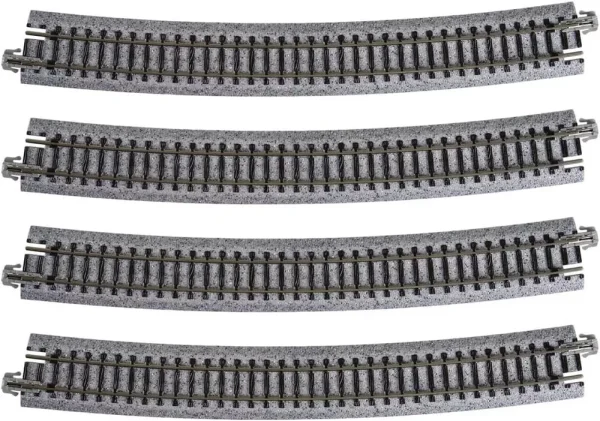 KATO Premium N Scale Straight Curved Flex Double Bumper Turnouts X-Tracks Set - Multi-Color, New Quality - Image 134