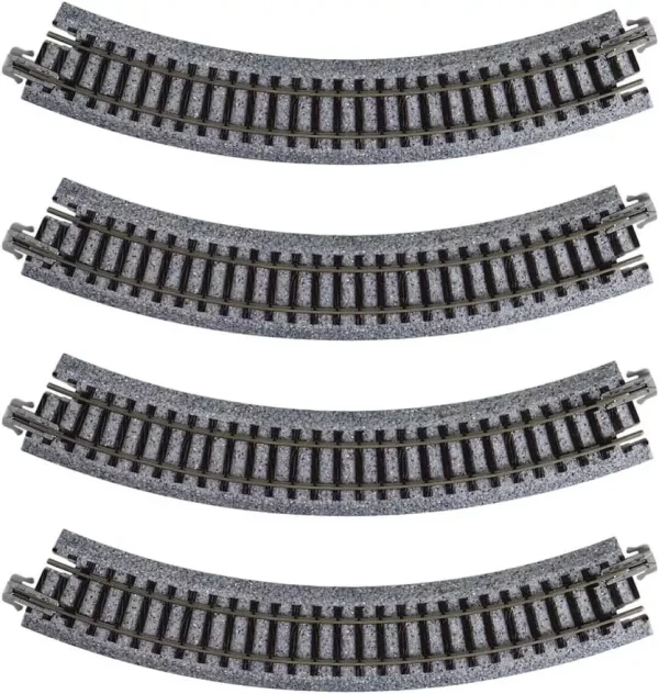 KATO Premium N Scale Straight Curved Flex Double Bumper Turnouts X-Tracks Set - Multi-Color, New Quality - Image 146