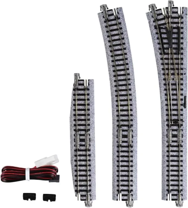 KATO Premium N Scale Straight Curved Flex Double Bumper Turnouts X-Tracks Set - Multi-Color, New Quality - Image 191