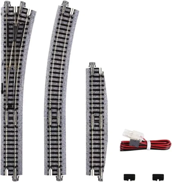 KATO Premium N Scale Straight Curved Flex Double Bumper Turnouts X-Tracks Set - Multi-Color, New Quality - Image 196