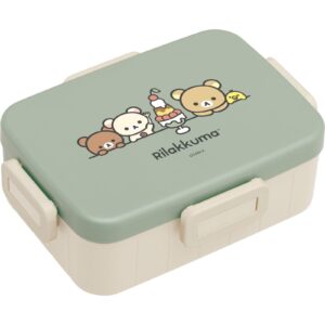 San-X Rilakkuma 4-Point Lock Bento Lunch Box – 650ml