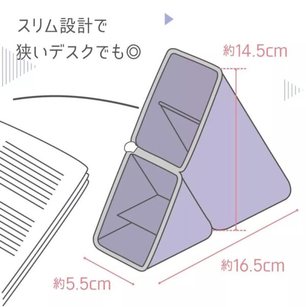 Sonic Kakusta Green Pencil Case – Innovative 60° Partition Design - Image 5