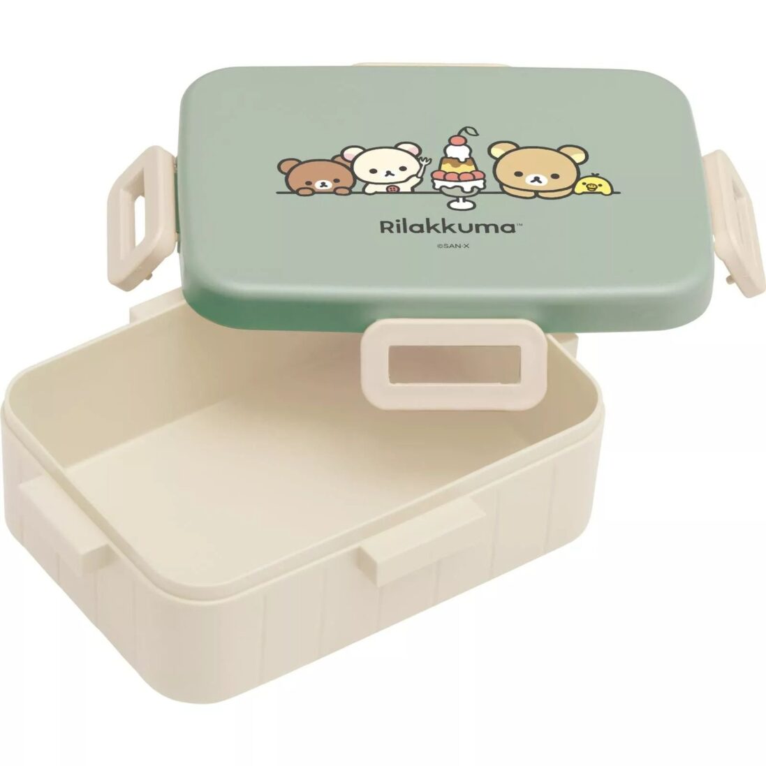 San-X Rilakkuma 4-Point Lock Bento Lunch Box – 650ml - Image 3