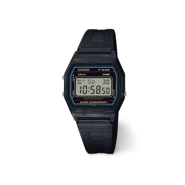 Casio F-84W-1QJH Men's Digital Wristwatch – Black