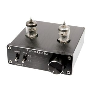 FX-Audio Tube-01J Vacuum Tube Preamp – Black Edition