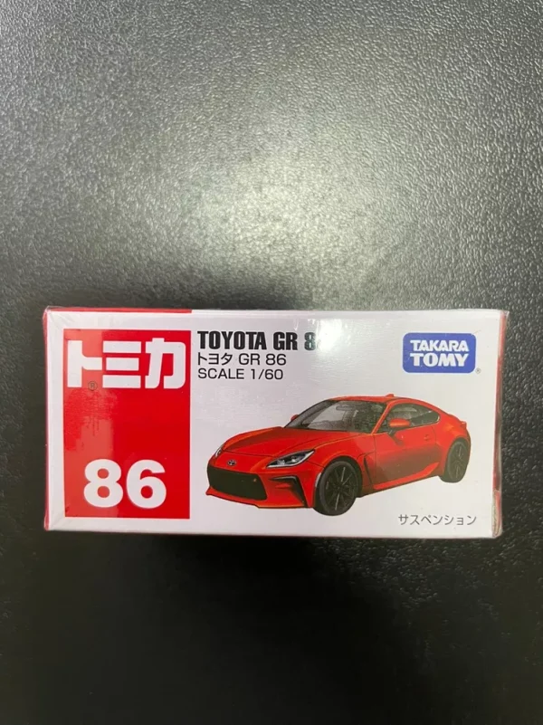 Takara Tomy Toyota GR 86 Mini Car Toy No. 86 - Premium Die-Cast, 1:64 Scale, Safe Fun for Ages 3+ - Image 2