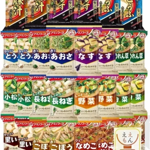 Amano  Foods Freeze-Dried Miso Soup - Regular Miso Soup 15 kinds 30 servings
