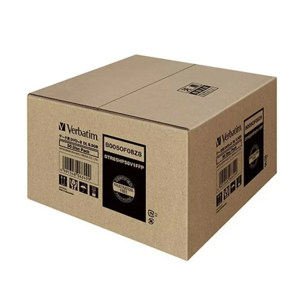 Mitsubishi
  Verbatim DVD+R DL 8.5GB 2-Layer Discs - 50 Pack (DTR85HP50V1FFP) - Image 2