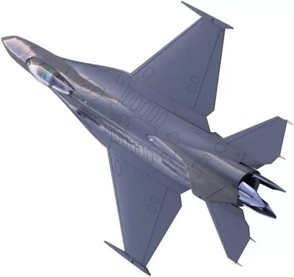 HMA
  Mobile Police Patlabor 2 THE MOVIE F-16 Knight Falcon 1/144 Plastic Model - Image 4