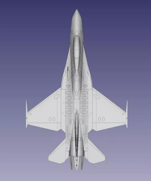 HMA
  Mobile Police Patlabor 2 THE MOVIE F-16 Knight Falcon 1/144 Plastic Model - Image 7
