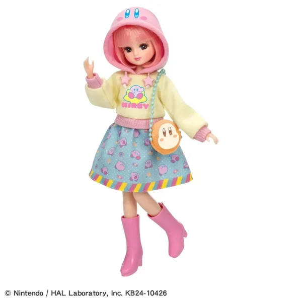 Takara Tomy Licca-chan Doll Kirby's Dream Land Dress-up Play Set - Must-Have, Adorable Outfits & Accessories - Image 2