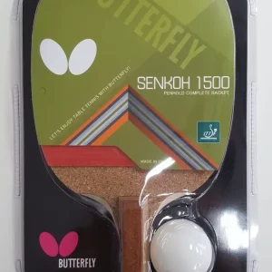 Butterfly Senkoh 1500 Penhold Table Tennis Racket with Rubber Japan