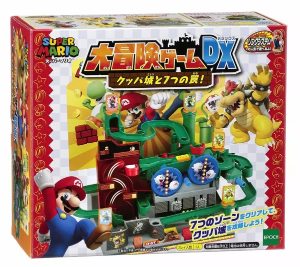 Epoch Super Mario Adventure Game DX Bowser Castle Ball Track Brand New