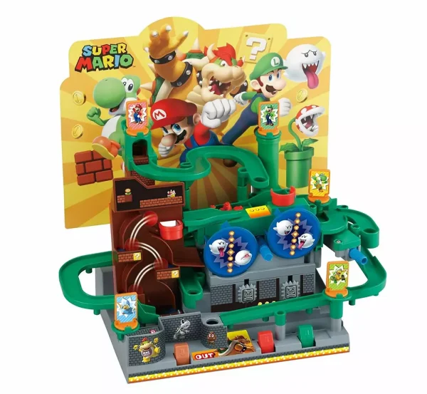 Epoch Super Mario Adventure Game DX Bowser Castle Ball Track Brand New - Image 2