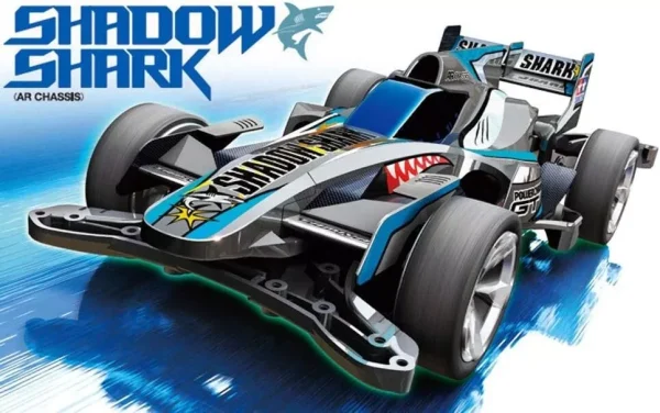 Tamiya 1/32 Mini 4WD REV No.4 Shadow Shark AR Chassis 18704 Kit - Premium Performance Model for Hobbyists
