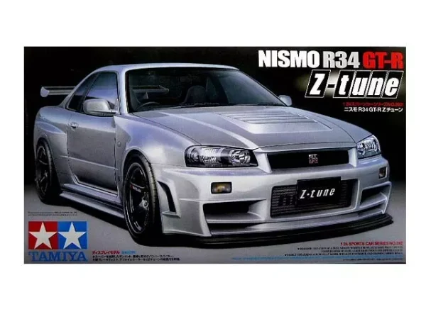 Tamiya 1/24 Nismo R34 GT-R Z-Tune Plastic Car Model Kit – Premium Detailed Replica for Enthusiasts