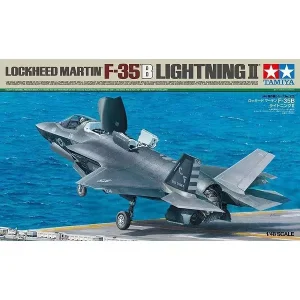 Tamiya 1/48 Scale Lockheed Martin F-35B Lightning II Model Kit - Premium Detailed Aircraft Replica for Hobbyists