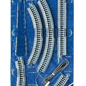 TOMIX
  91081 N Scale Mini Rail Set Oval Layout Complete Track Layout MA