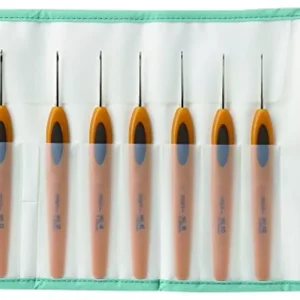 Lace
  Crochet Hooks 7 Size Set Clover Pen-E Yarn Knitting Craft Tools