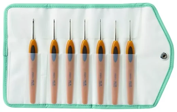 Lace
  Crochet Hooks 7 Size Set Clover Pen-E Yarn Knitting Craft Tools