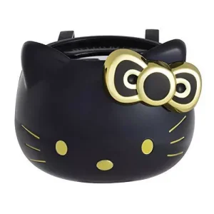 SEIWA Car Drink Holder Hello Kitty Black Gold KT494 Auto Accessories Japan