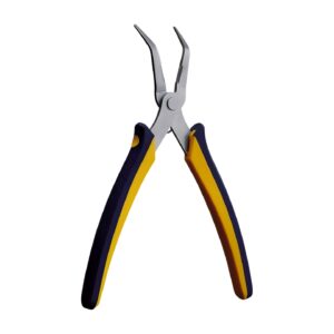 Keiba Bent Tapered Nose Pliers Stainless KMC-307B 153mm Lightweight Tool