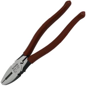 Fujiya High Leverage Lineman's Pliers 3000-225 224mm Heavy-Duty Cutting Tool