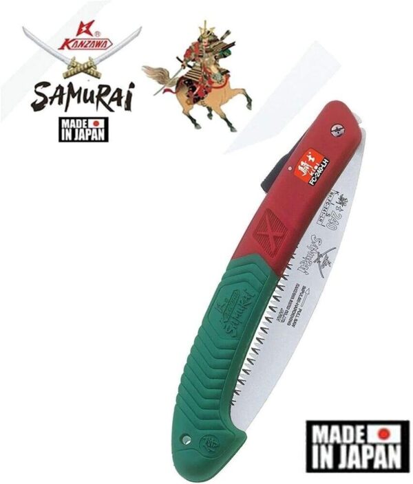 Kanzawa Samurai Kisi Pruning Saw 240mm FC-240-LH Japanese Garden Tool - Image 3