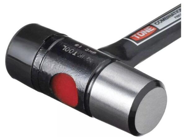 TONE Combination Hammer HPBHC-10, 1lb Fiberglass Handle, Black, Made in Japan - Image 2