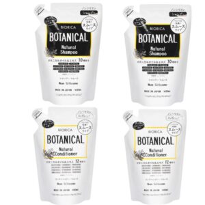Biorica Botanical Non-Silicone Shampoo & Conditioner 400ml Lot of 4