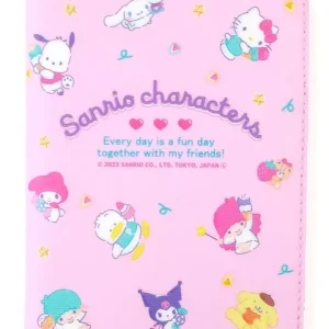 Sanrio Hello Kitty Passport Cover w/Storage Pockets - Travel Organizer Cuteness Japan New