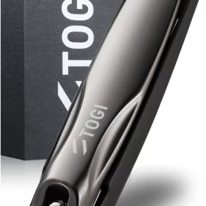 TOGI Nail Clipper Extremely Sharp Precision High Quality Black Stainless - Japan Manicure Tool