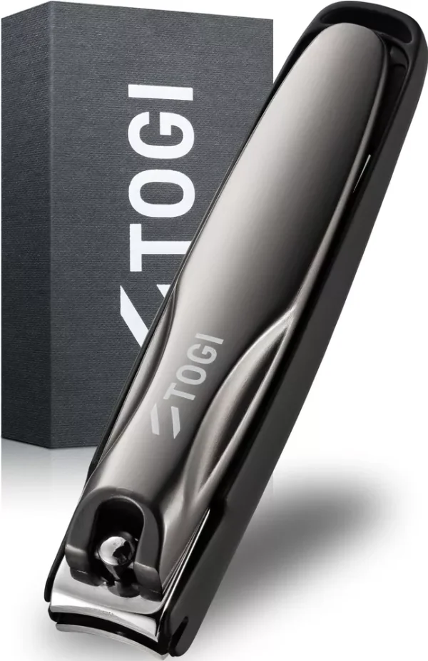 TOGI Nail Clipper Extremely Sharp Precision High Quality Black Stainless - Japan Manicure Tool