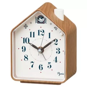 Seiko NR453B Pyxis Alarm Clock Analog w/Nature Sound Adjustable Alarm Compact - Japan