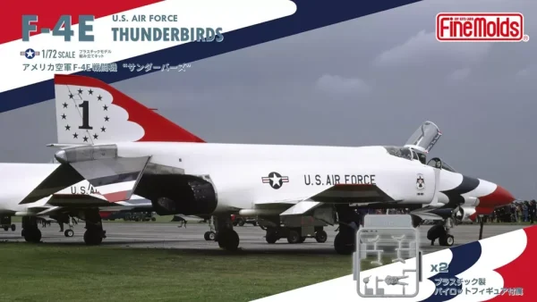 Fine Molds 1/72 US Air Force F-4E Fighter Thunderbirds Model - Image 8