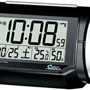Seiko Super Raiden Radio Wave Digital Alarm Clock - Model NR523K