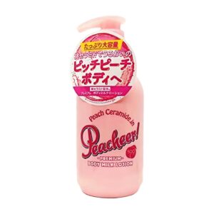 Peacheer! Premium Body Milk Lotion Peach Ceramide 500ml – Hand & Body Care