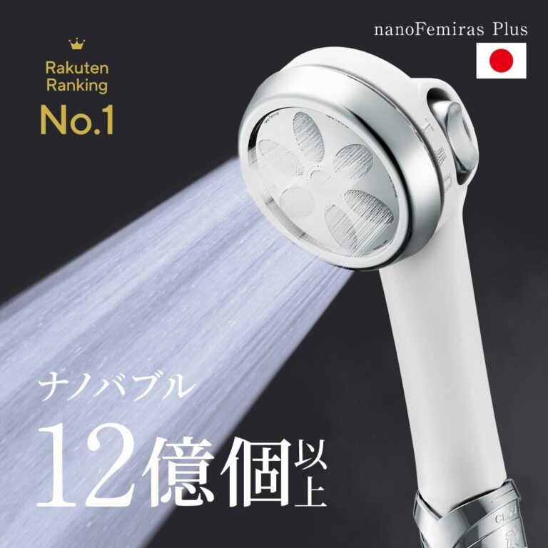 NanoFemiras Plus Shower Head Japan | Ultra-Fine Nano Bubbles, 3 Modes, Water Saving - Image 15